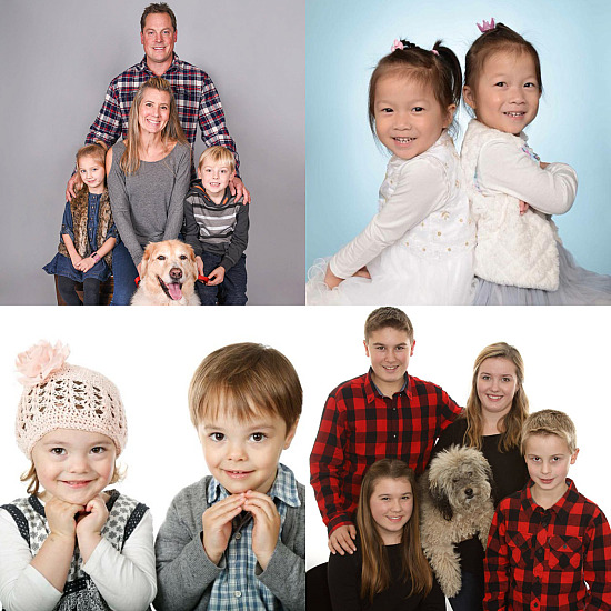 November 25th, 2023-Surrey Studio-Holiday Family Portrait Mini Sessions-PETS WELCOME!